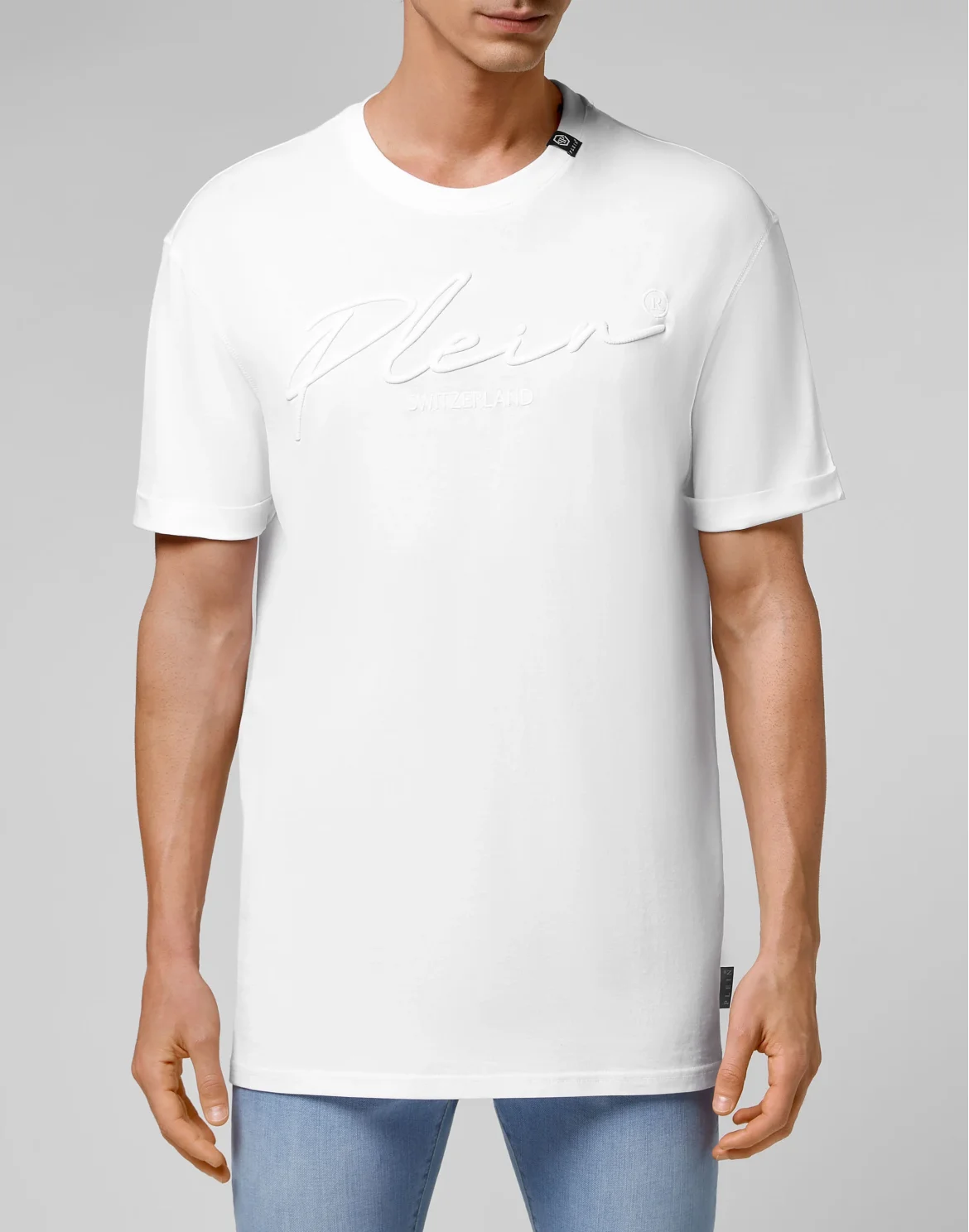 T-shirt Round Neck SS Signature, цвет: Белый