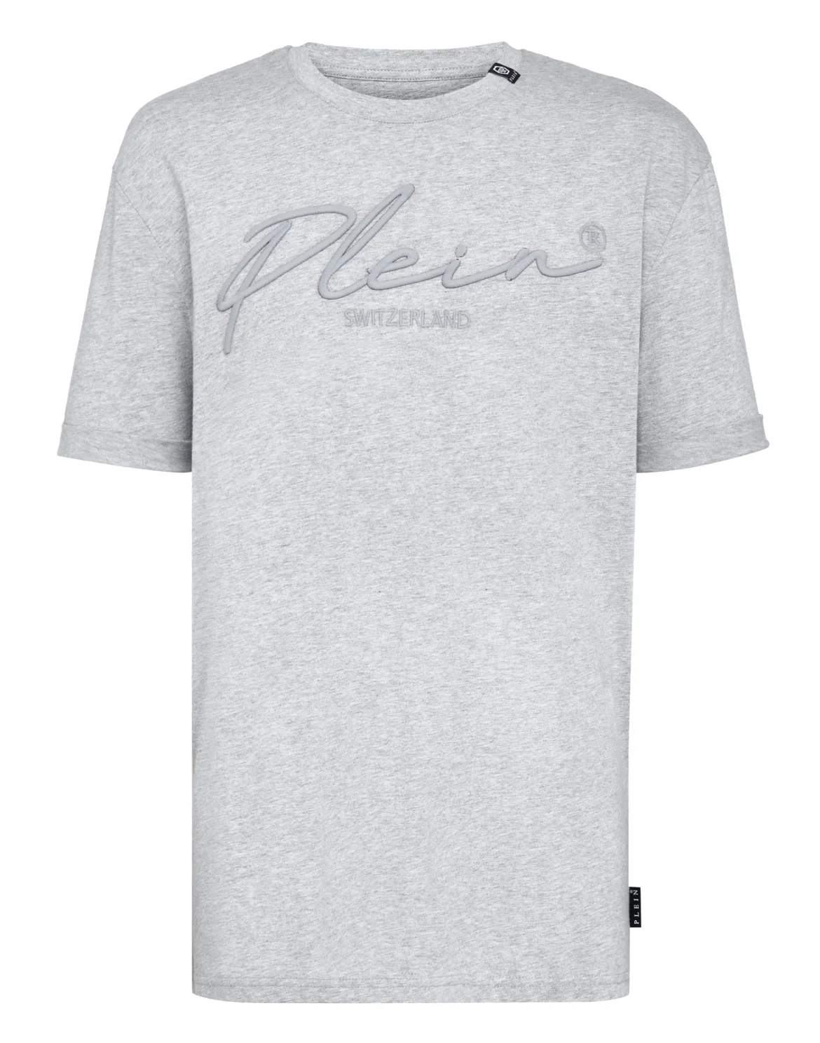 T-shirt Round Neck SS Signature, цвет: Серый