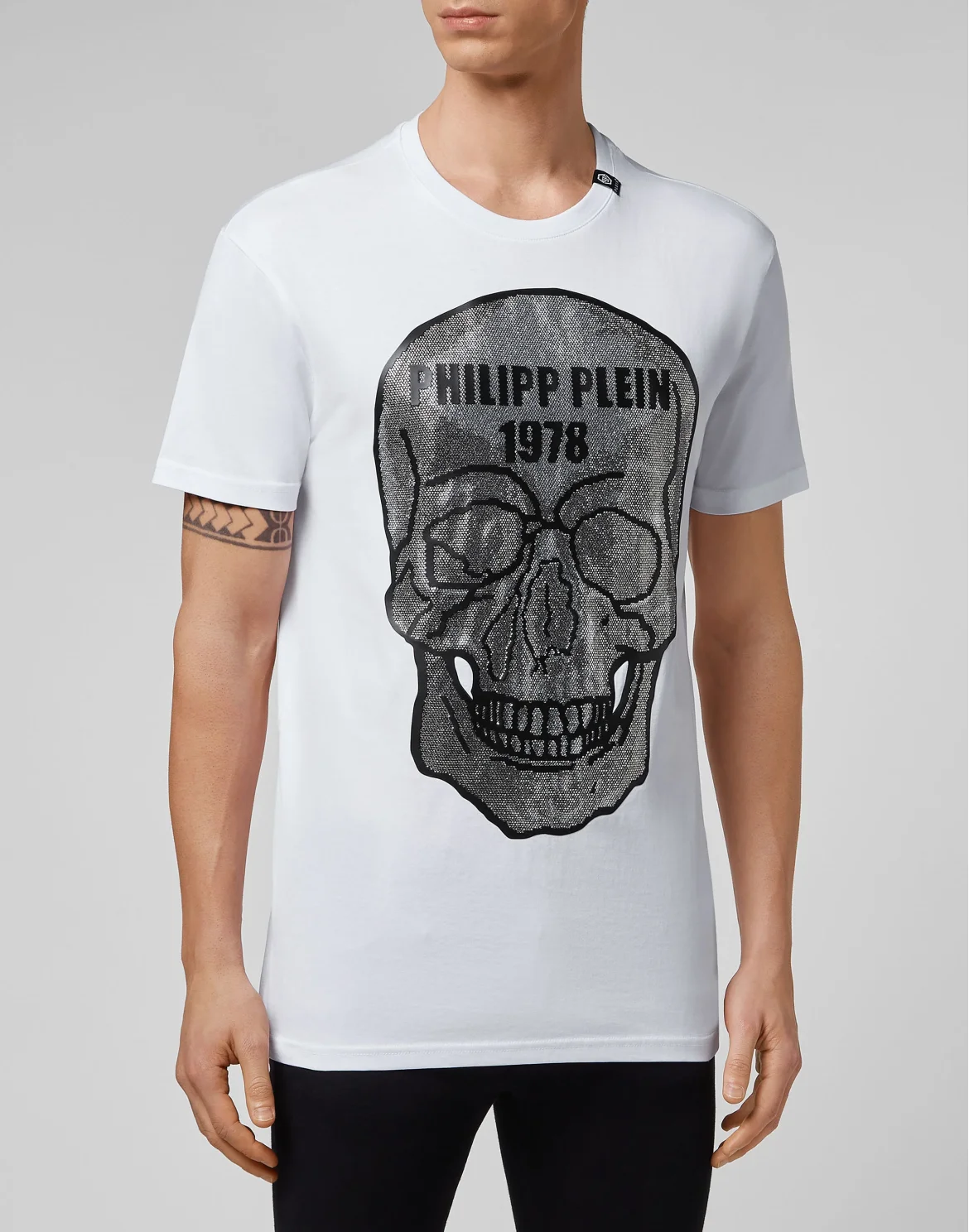 T-shirt Round Neck SS Crystal Skull, цвет: Белый