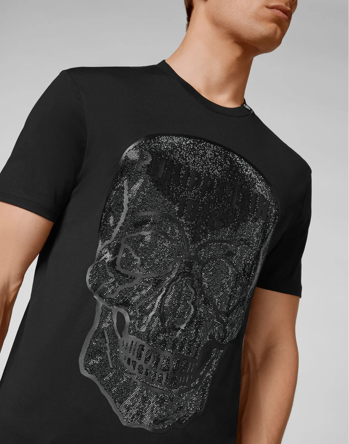 T-shirt Round Neck SS Crystal Skull, цвет: Черный