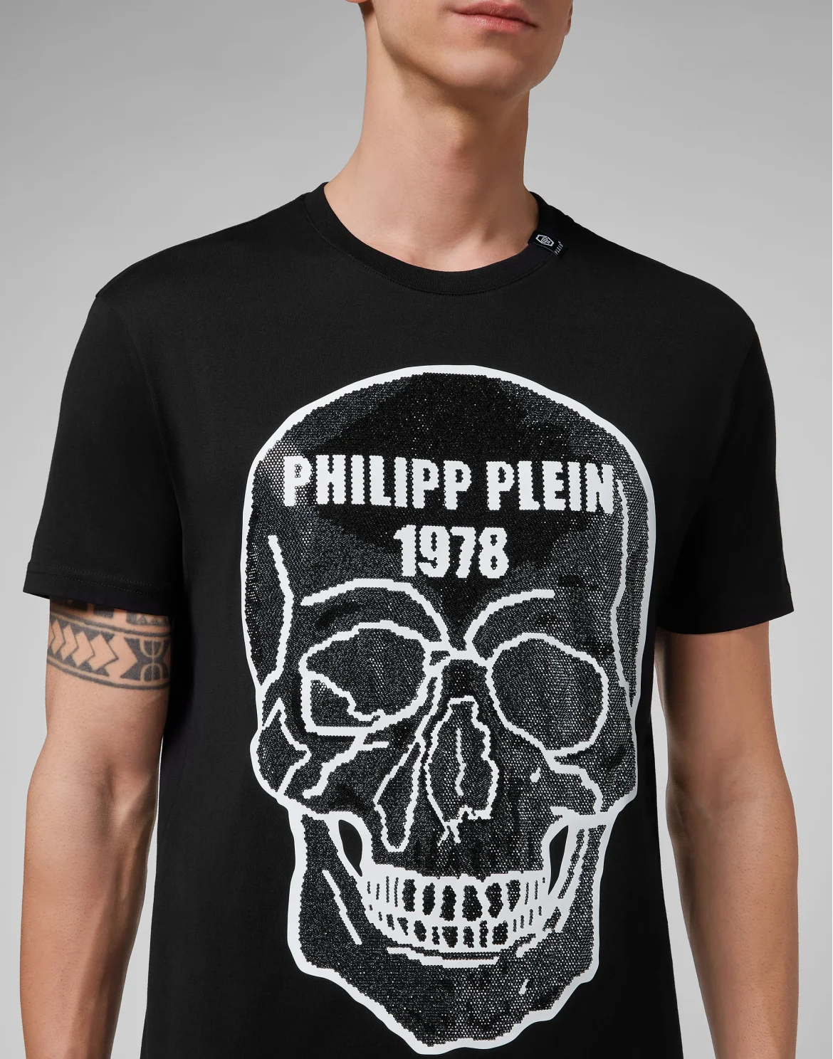 T-shirt Round Neck SS Crystal Skull, цвет: Черный