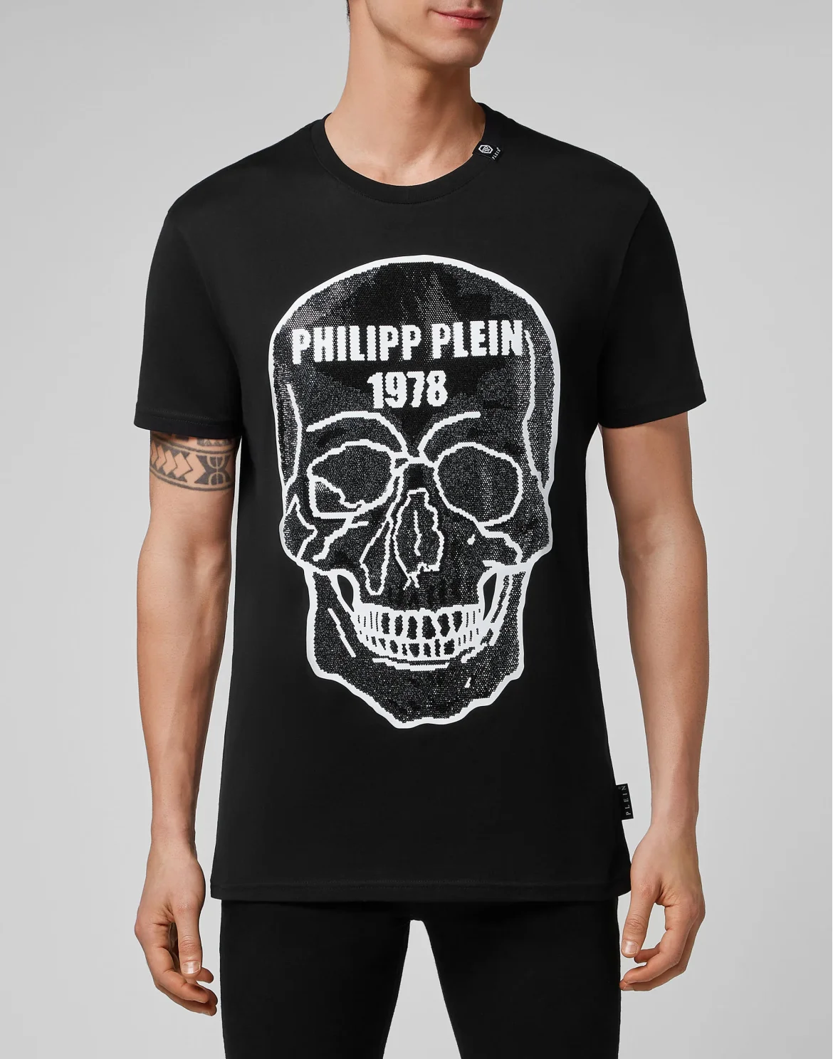 T-shirt Round Neck SS Crystal Skull, цвет: Черный