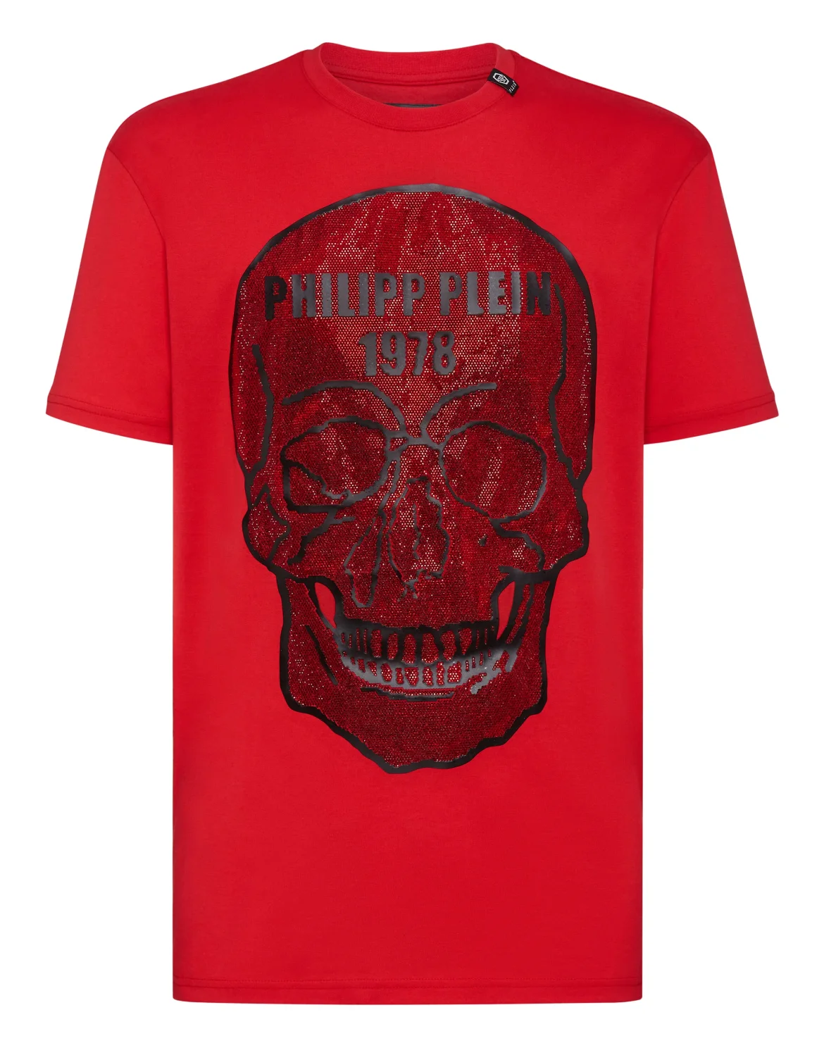 T-shirt Round Neck SS Crystal Skull, цвет: Красный