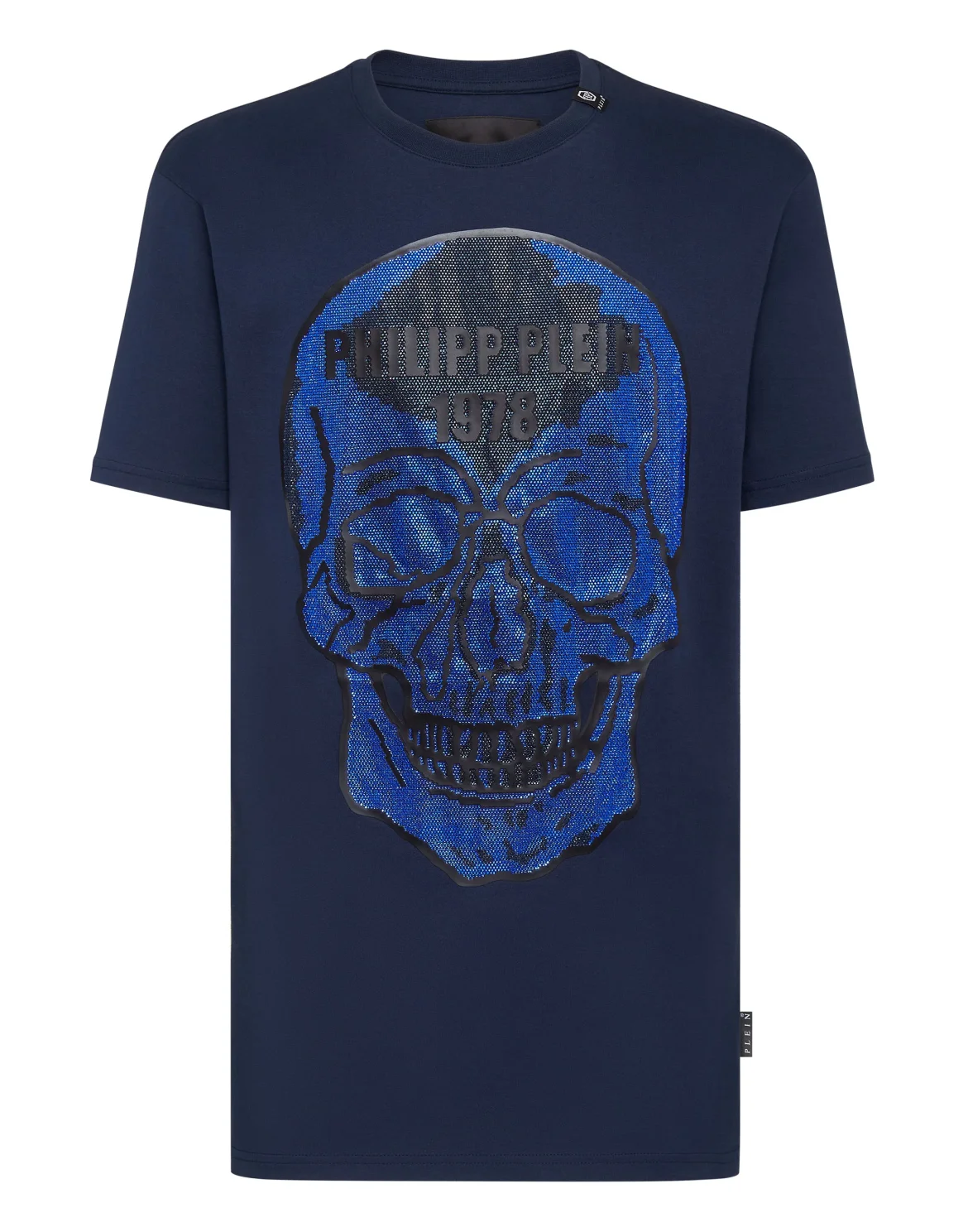 T-shirt Round Neck SS Crystal Skull, цвет: Синий