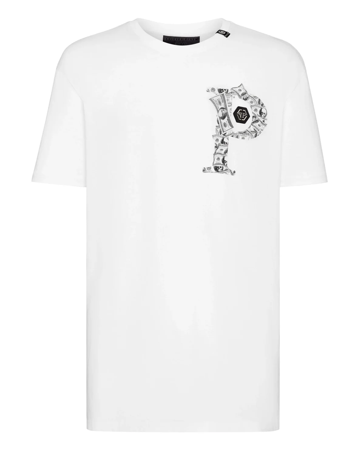 T-shirt Round Neck SS Money, цвет: Белый