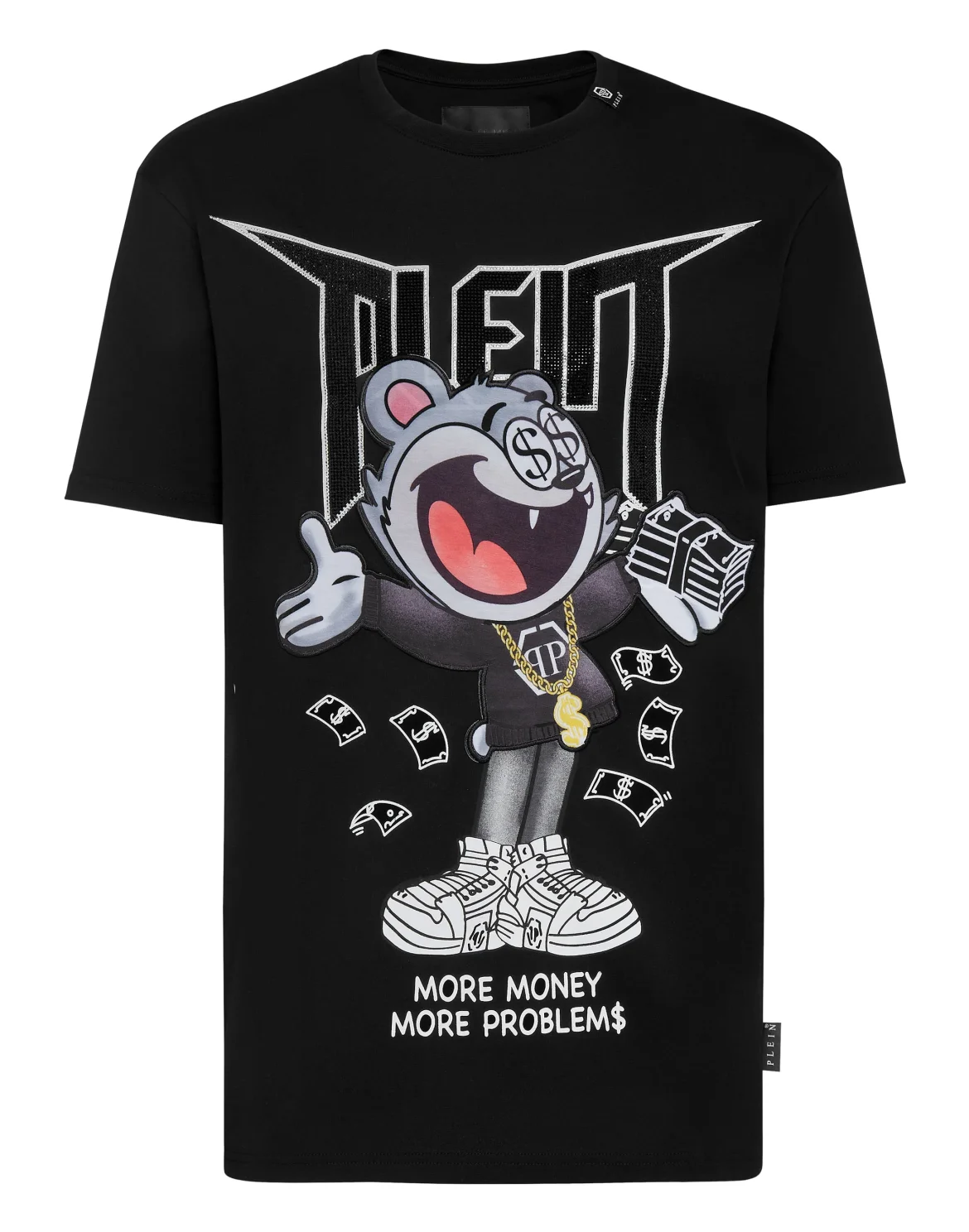 T-shirt Round Neck SS Money, цвет: Черный