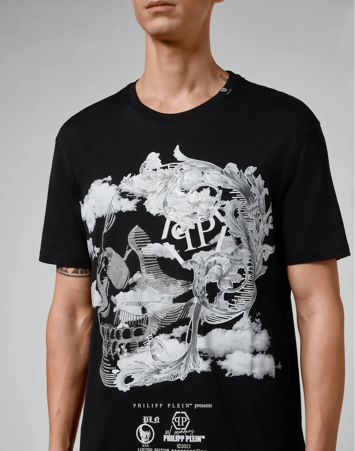 T-shirt Round Neck SS New Baroque, цвет: Черный