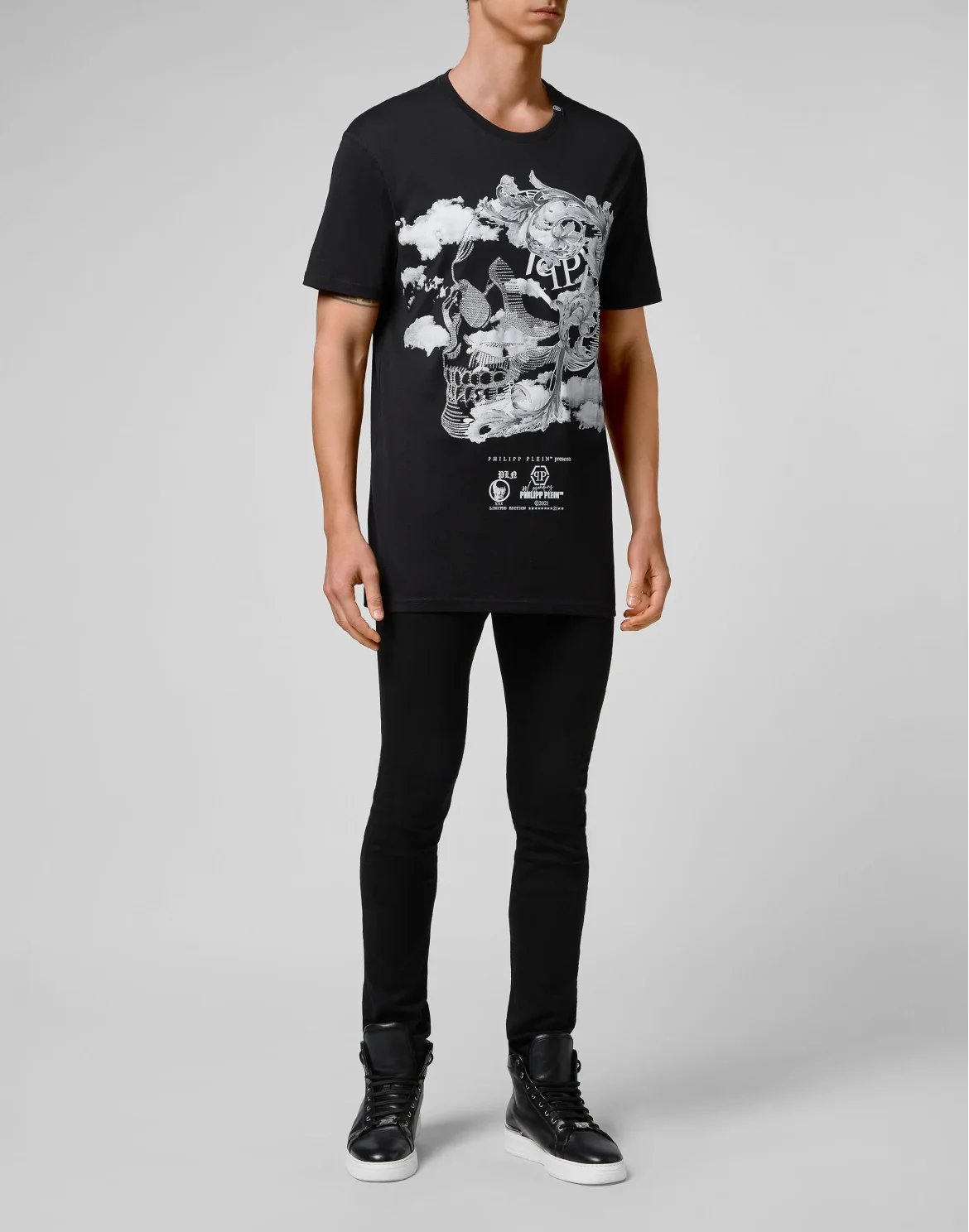 T-shirt Round Neck SS New Baroque, цвет: Черный