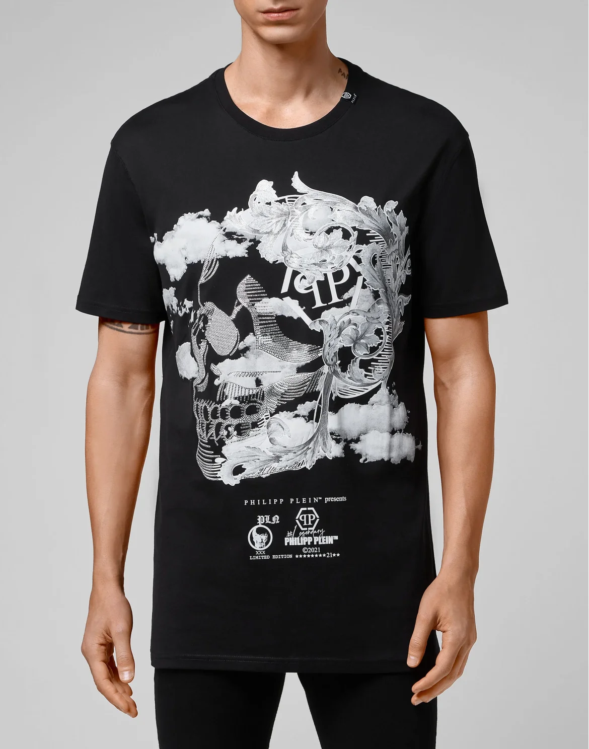T-shirt Round Neck SS New Baroque, цвет: Черный