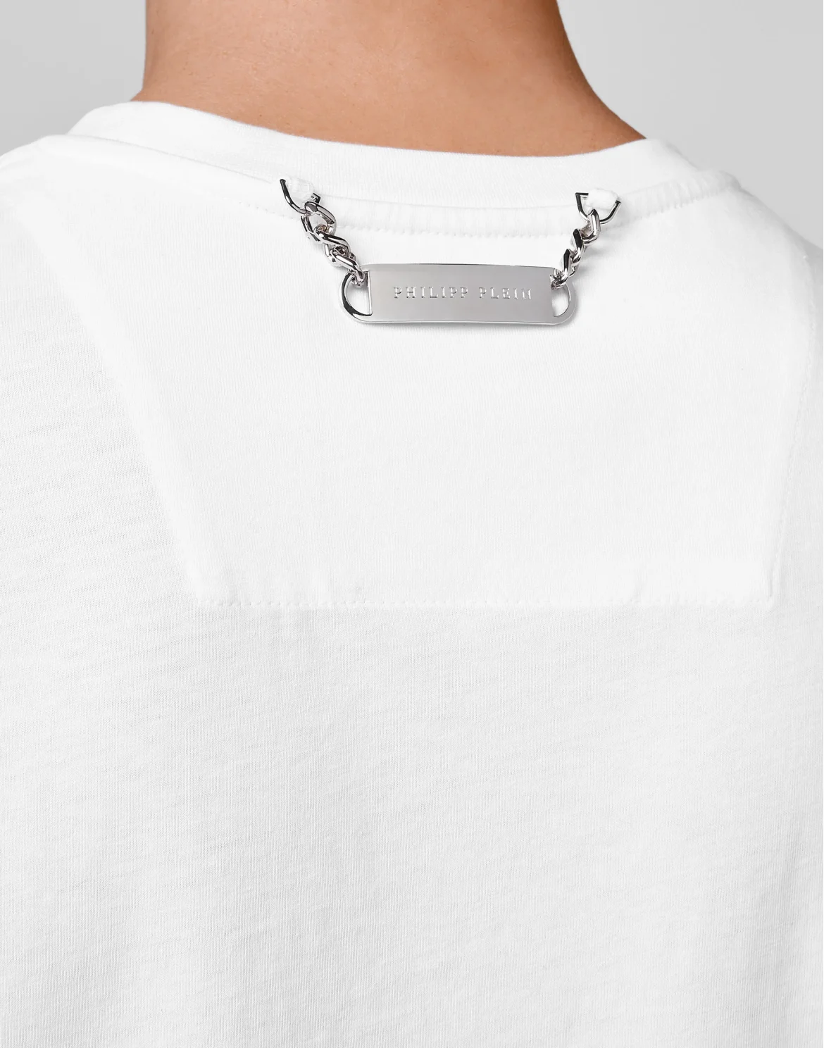 T-shirt Round Neck SS Skull, цвет: Белый
