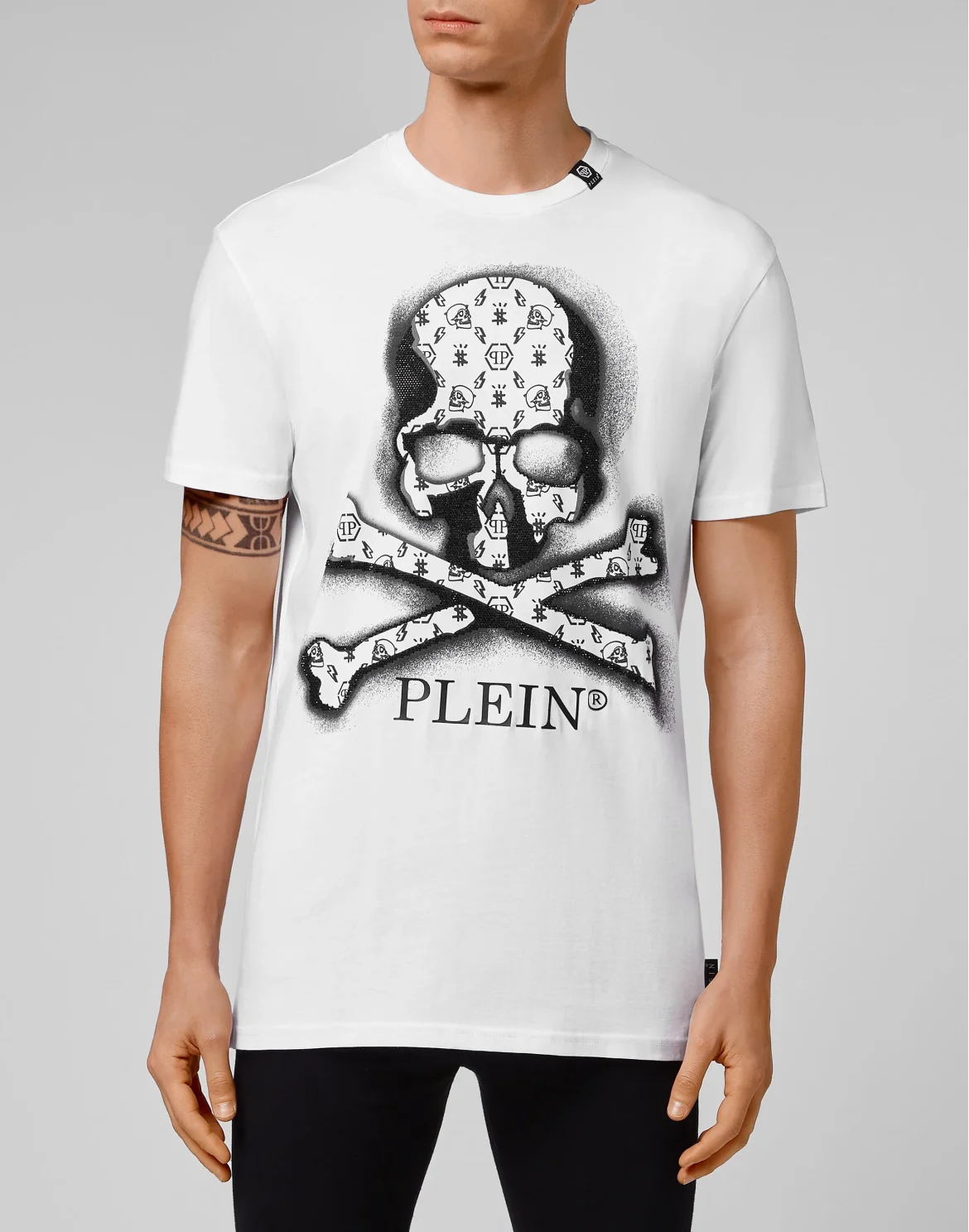 T-shirt Round Neck SS Skull, цвет: Белый