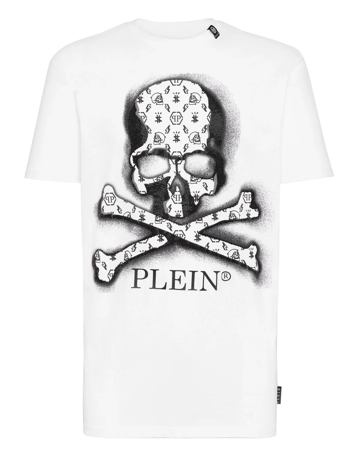 T-shirt Round Neck SS Skull, цвет: Белый