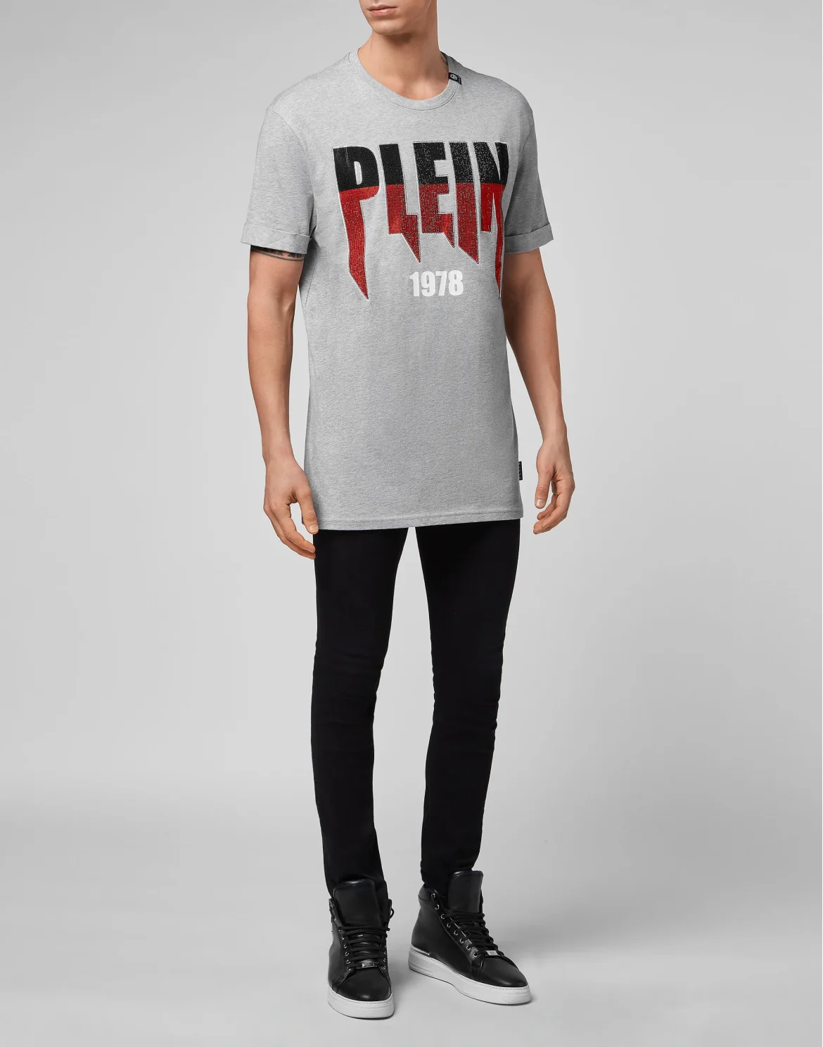T-shirt Round Neck SS PP1978, цвет: Серый