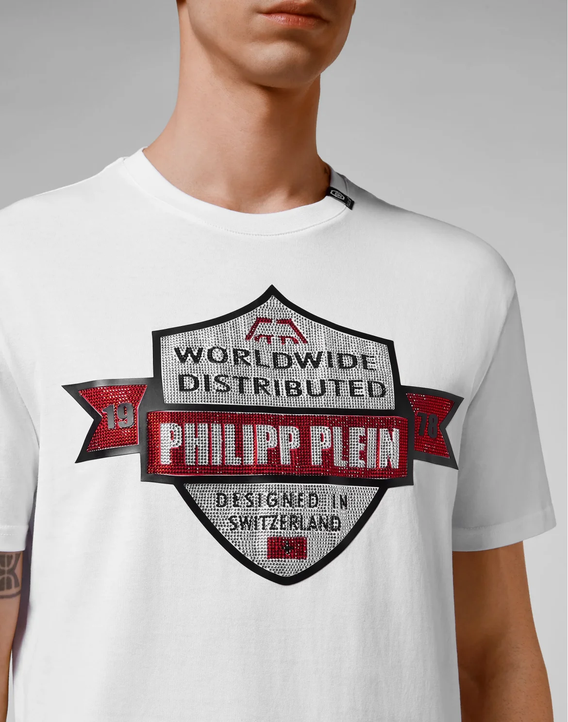 T-shirt Round Neck SS Philipp Plein TM, цвет: Белый