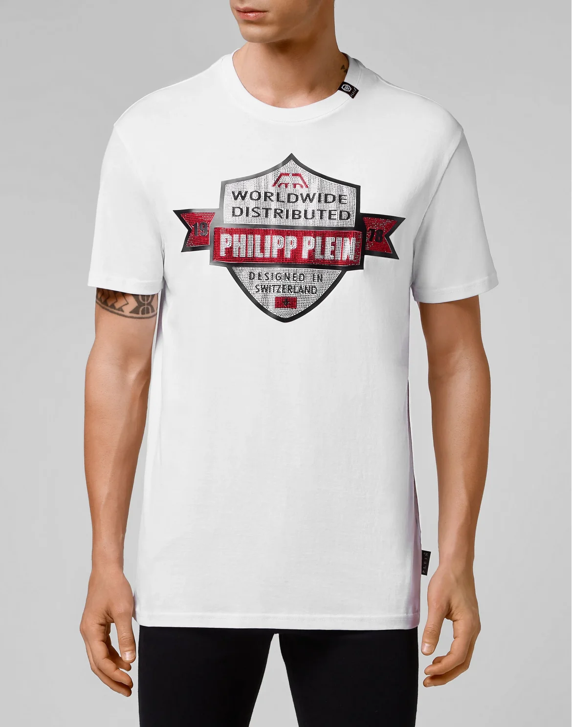 T-shirt Round Neck SS Philipp Plein TM, цвет: Белый