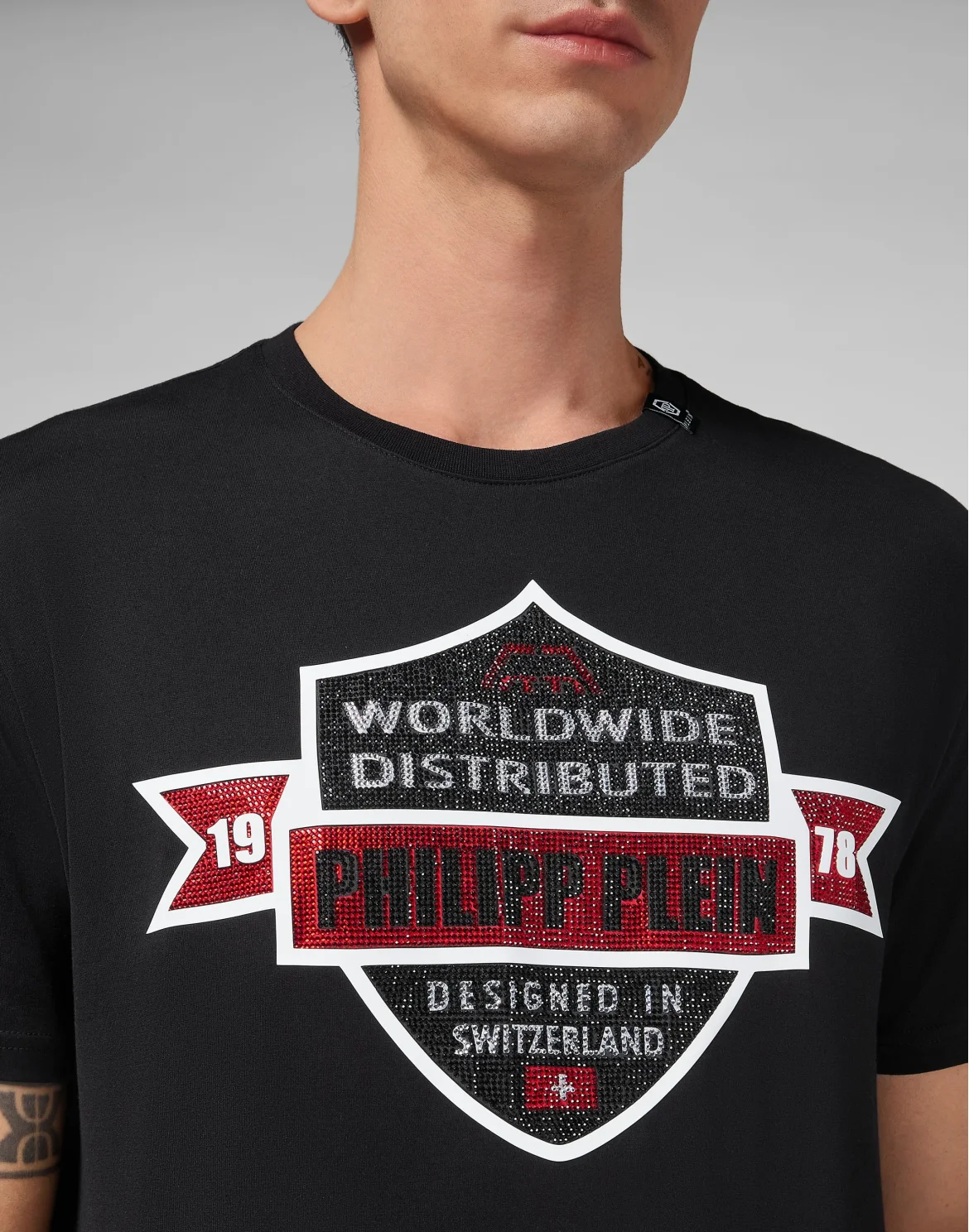 T-shirt Round Neck SS Philipp Plein TM, цвет: Черный
