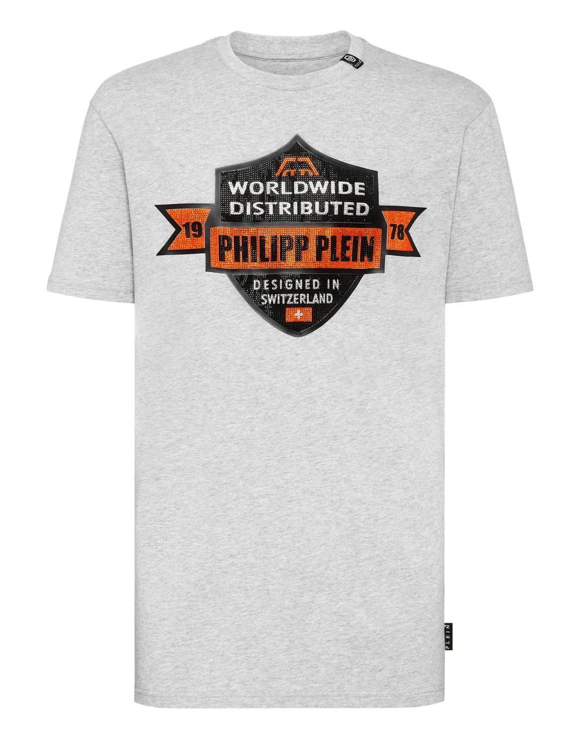 T-shirt Round Neck SS Philipp Plein TM, цвет: Серый