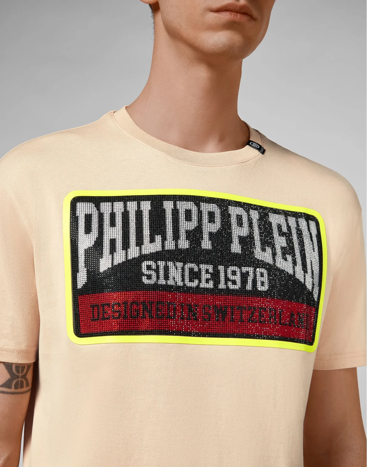 T-shirt Round Neck SS PP1978, цвет: Бежевый