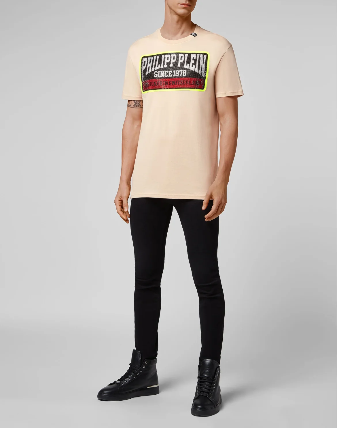 T-shirt Round Neck SS PP1978, цвет: Бежевый