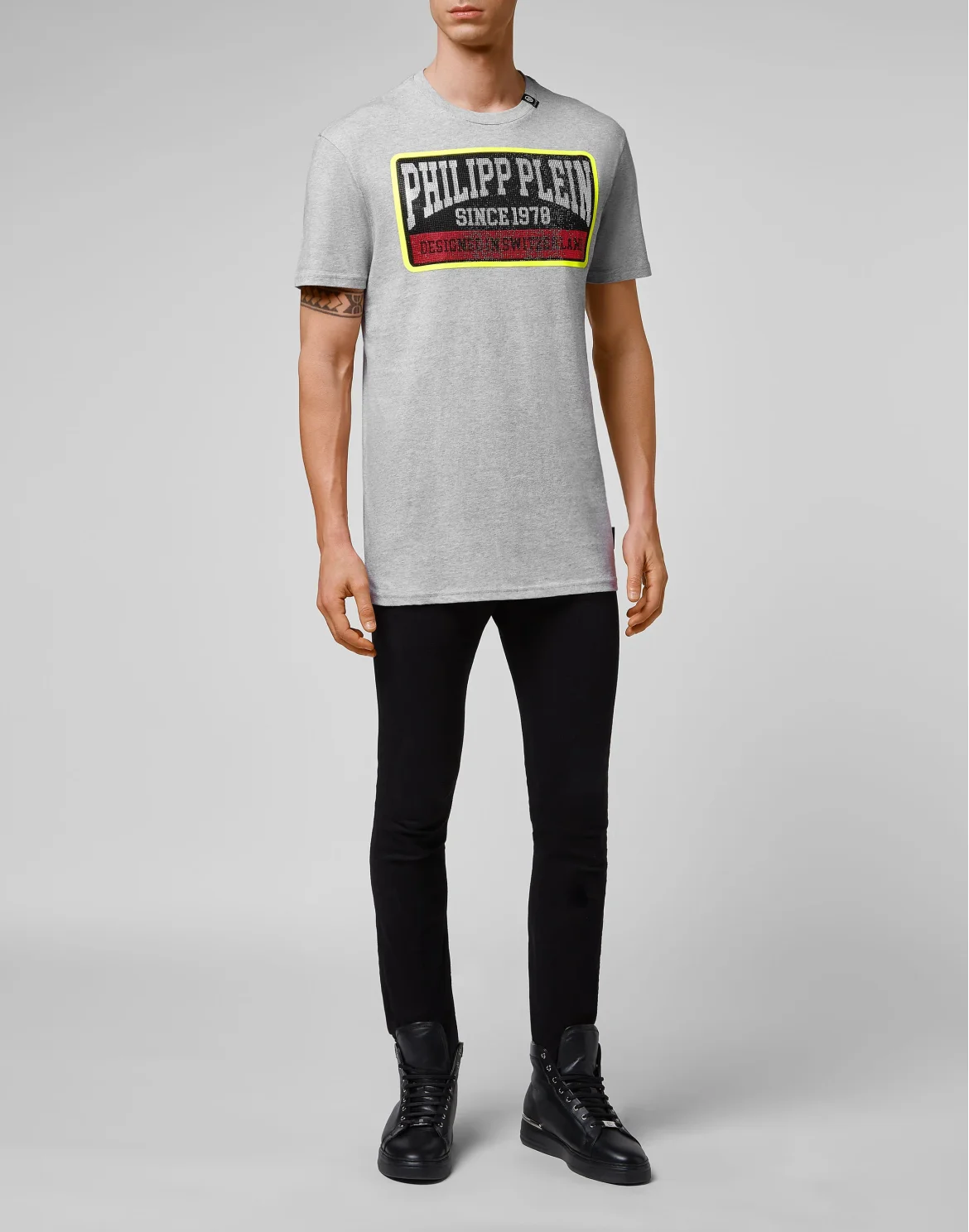 T-shirt Round Neck SS PP1978, цвет: Серый
