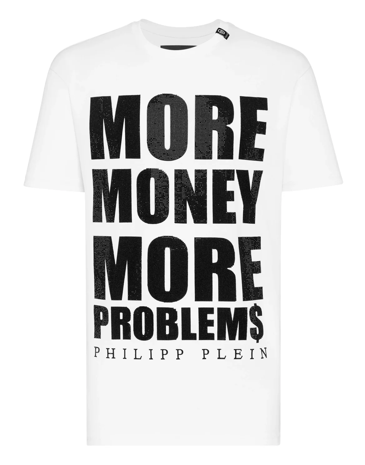 T-shirt Round Neck SS MORE MONEY MORE PROBLEMS, цвет: Белый