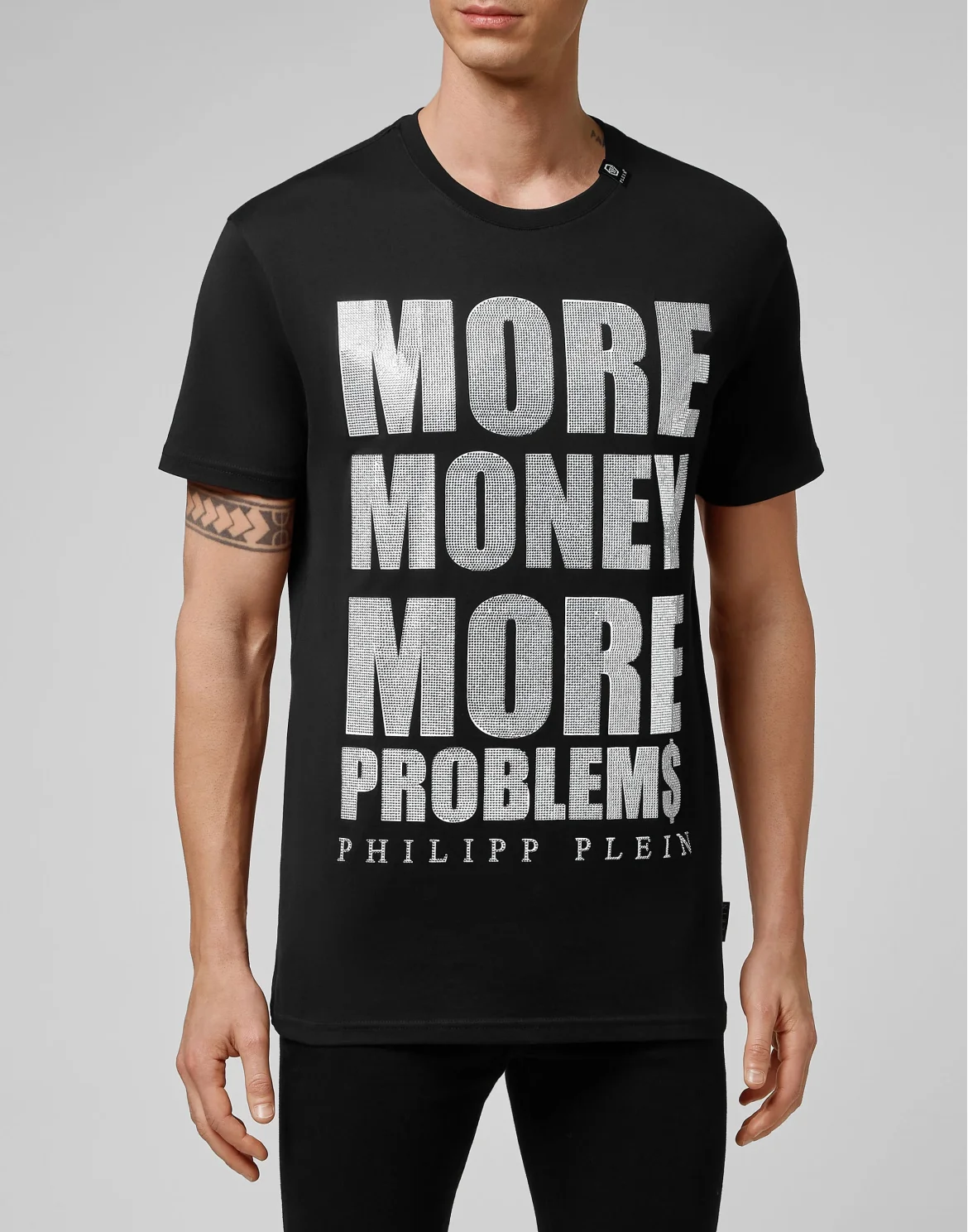 T-shirt Round Neck SS MORE MONEY MORE PROBLEMS, цвет: Черный