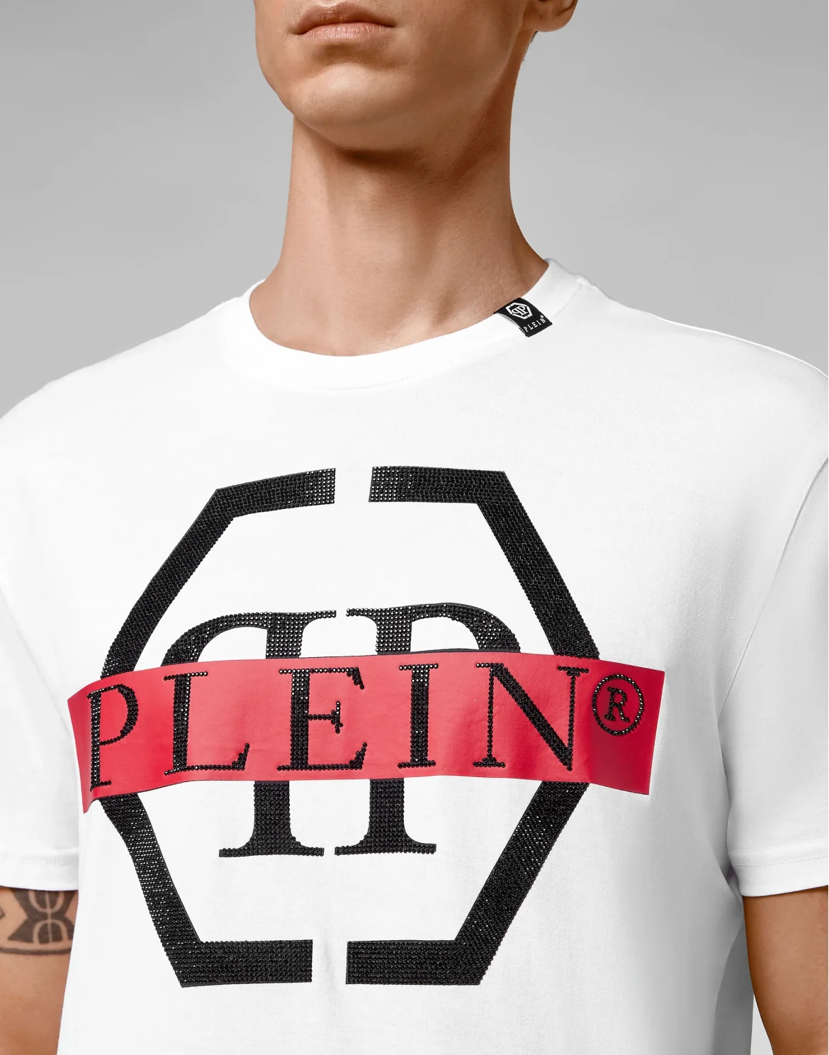 T-shirt Round Neck SS Hexagon, цвет: Белый