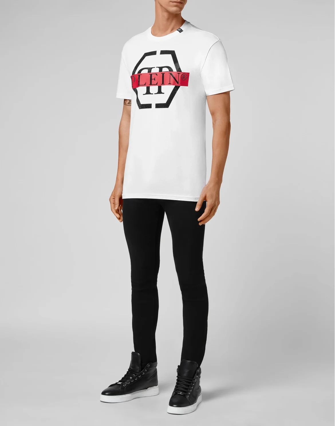 T-shirt Round Neck SS Hexagon, цвет: Белый