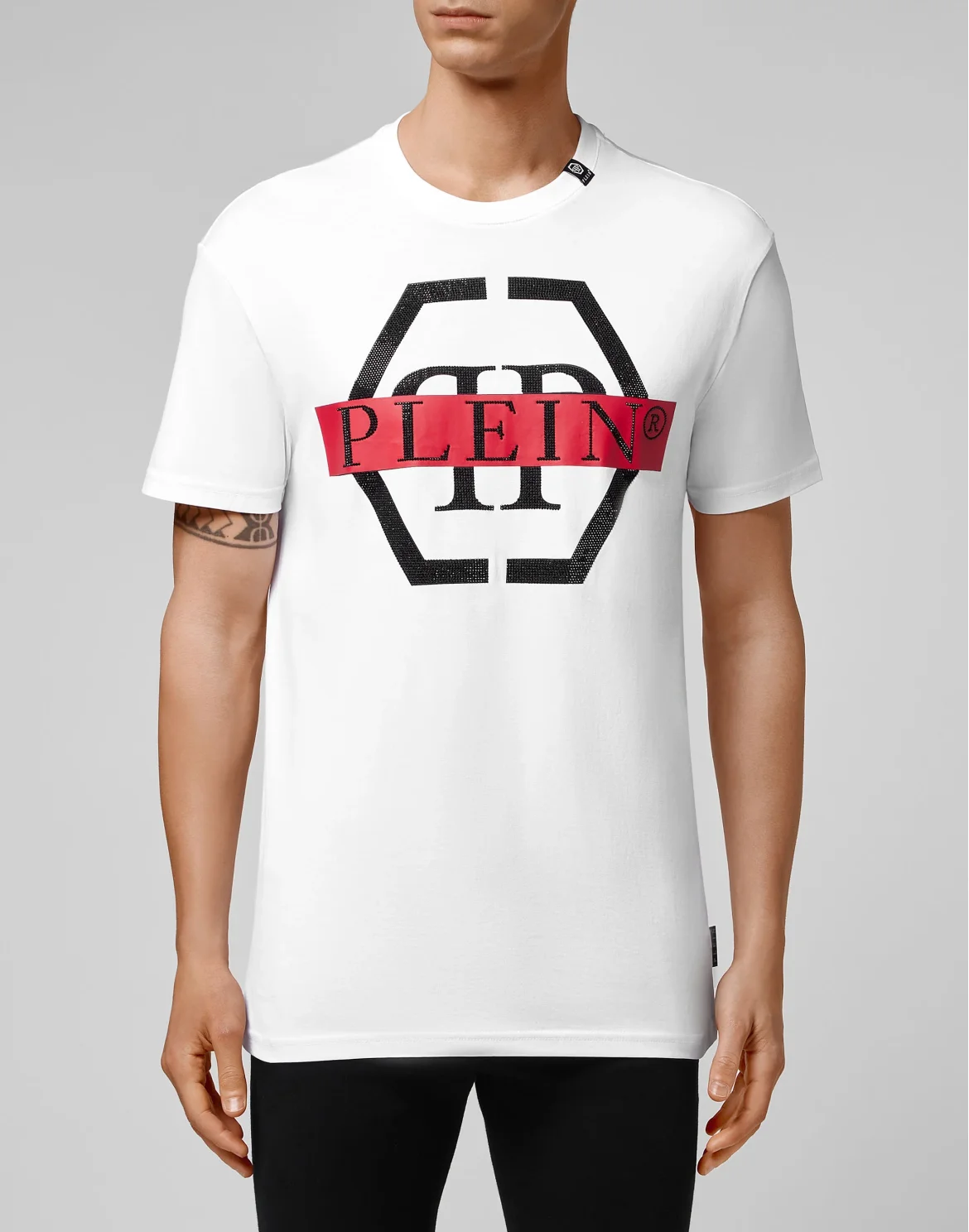 T-shirt Round Neck SS Hexagon, цвет: Белый