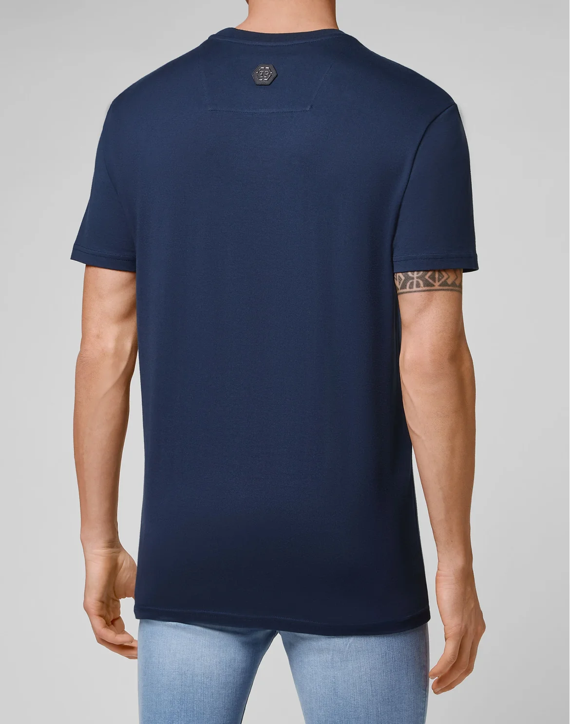 T-shirt Round Neck SS Hexagon, цвет: Синий