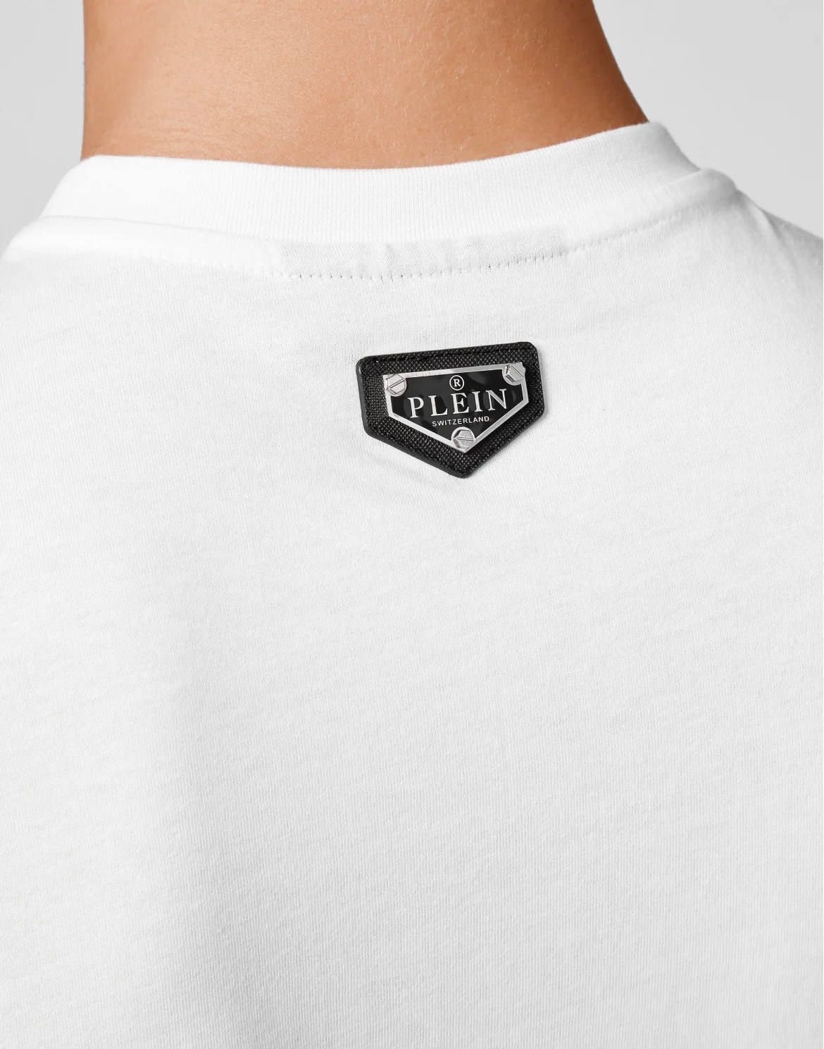 T-shirt Round Neck SS stones Skull, цвет: Белый
