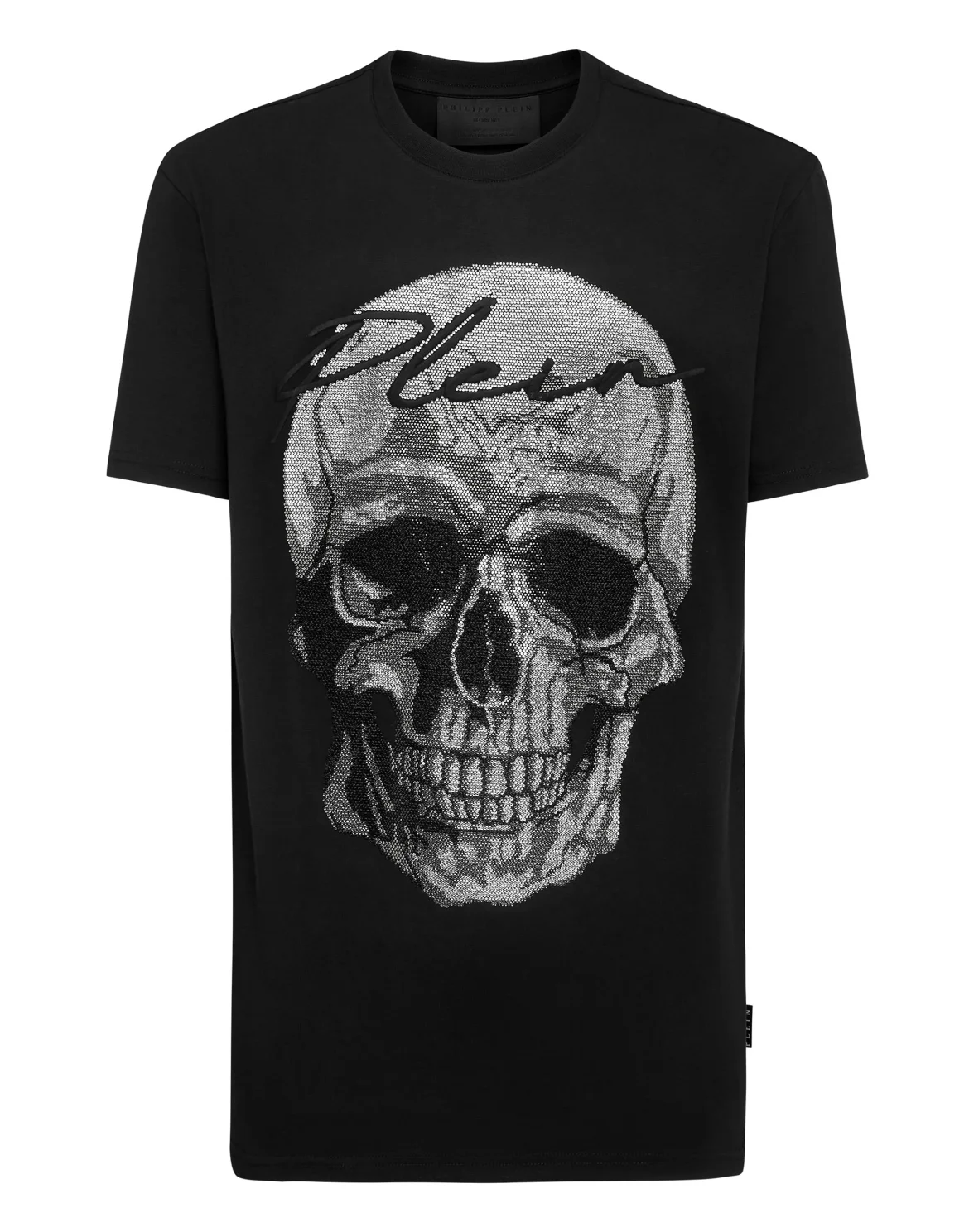 T-shirt Round Neck SS stones Skull, цвет: Черный