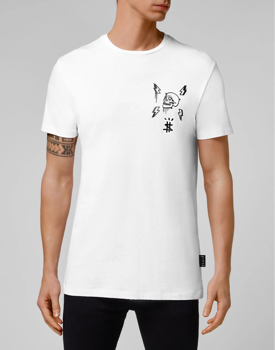 T-shirt Round Neck SS Hexagon, цвет: Белый