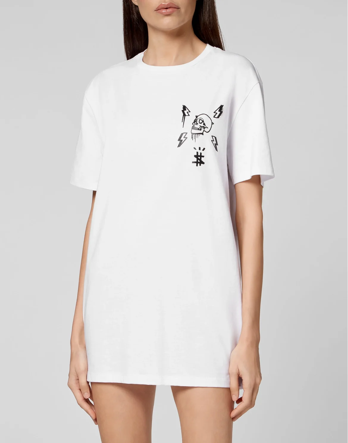 T-shirt Round Neck SS Hexagon, цвет: Белый