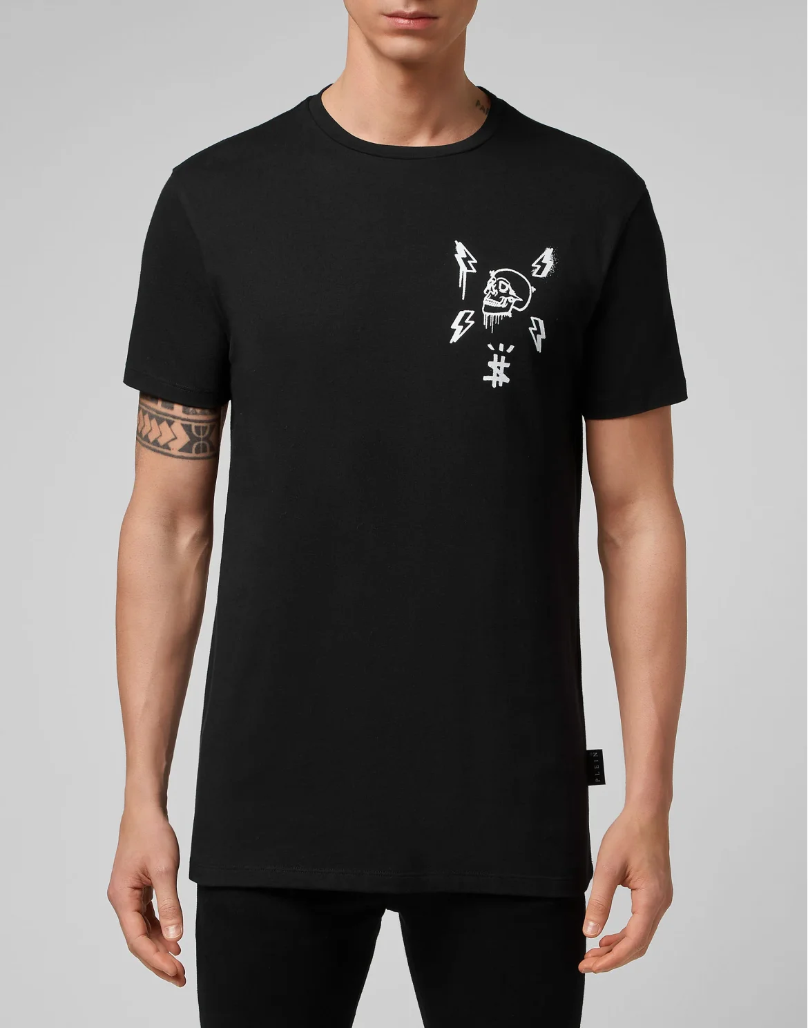 T-shirt Round Neck SS Hexagon, цвет: Черный