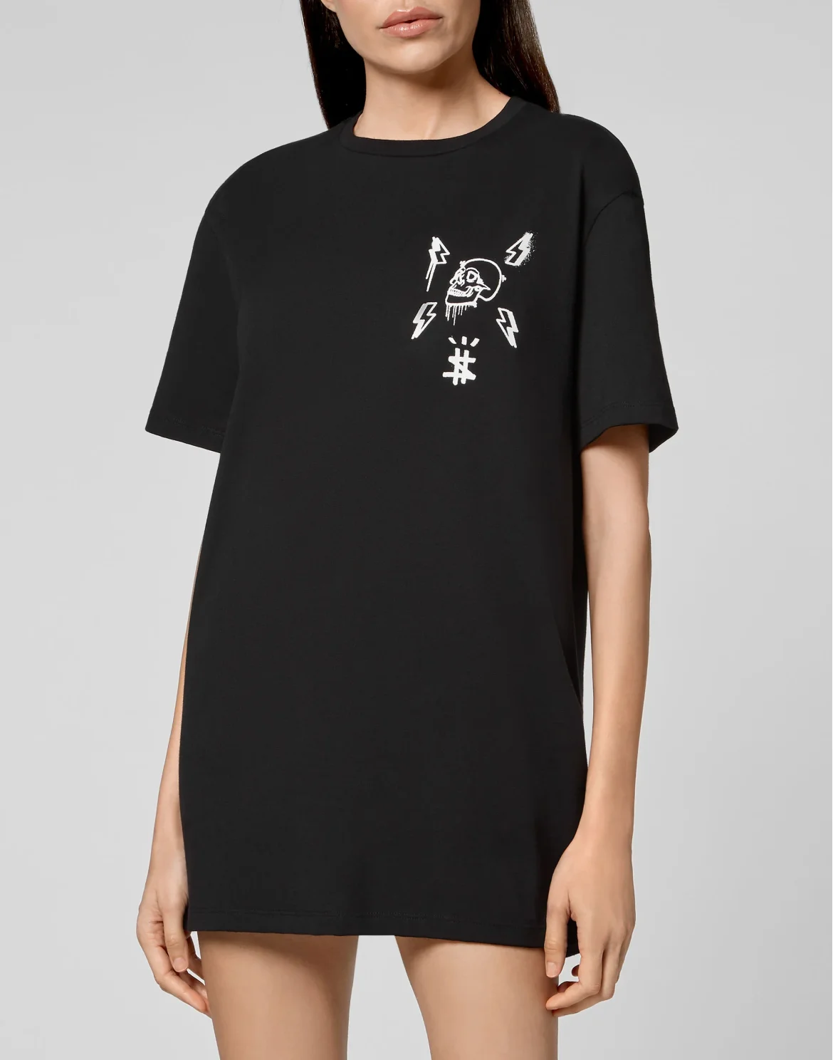 T-shirt Round Neck SS Hexagon, цвет: Черный
