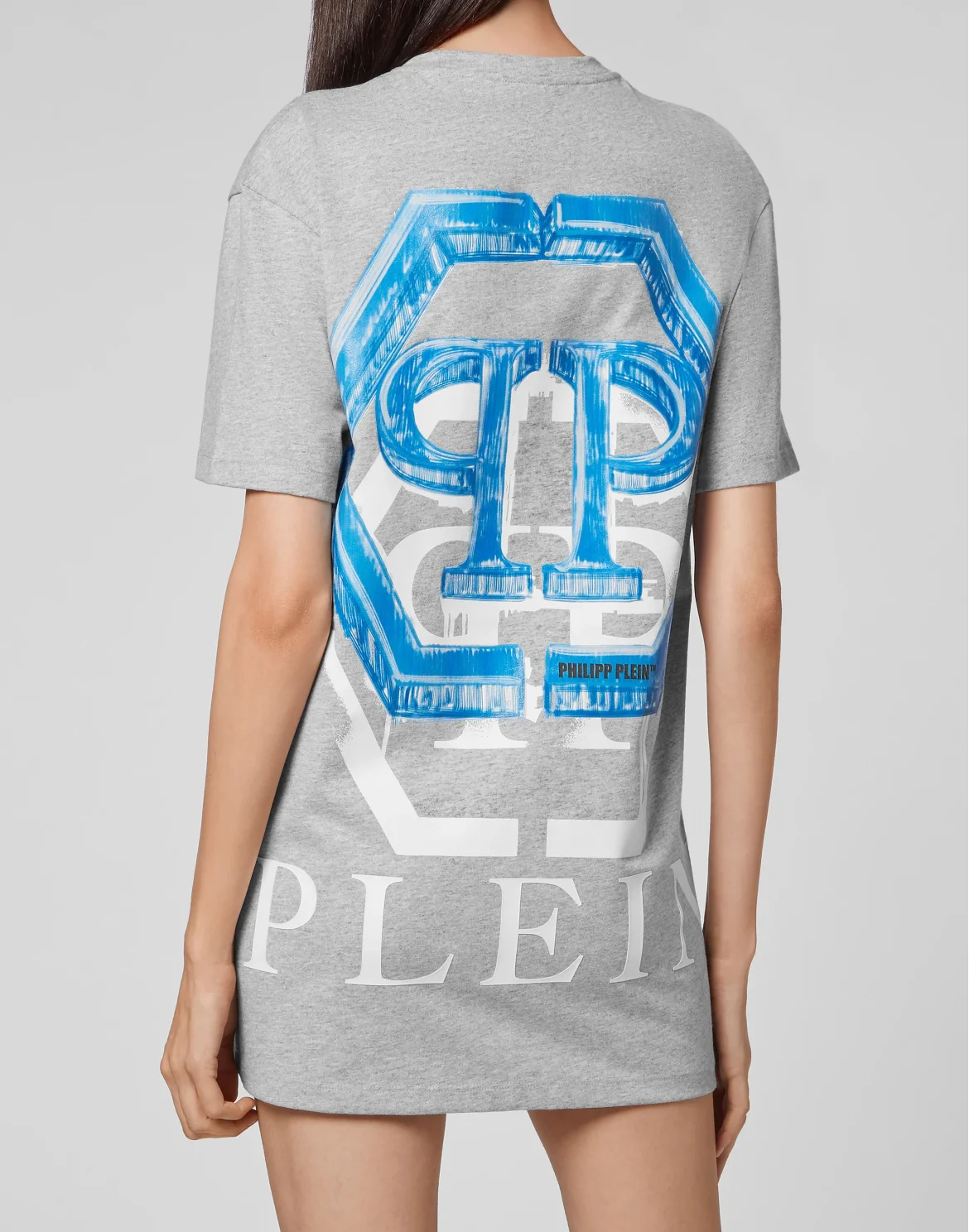 T-shirt Round Neck SS Hexagon, цвет: Серый