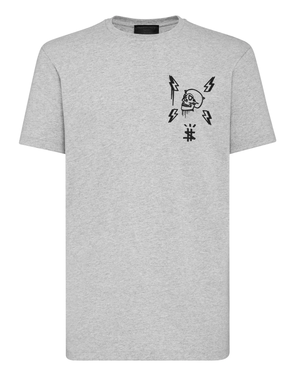 T-shirt Round Neck SS Hexagon, цвет: Серый
