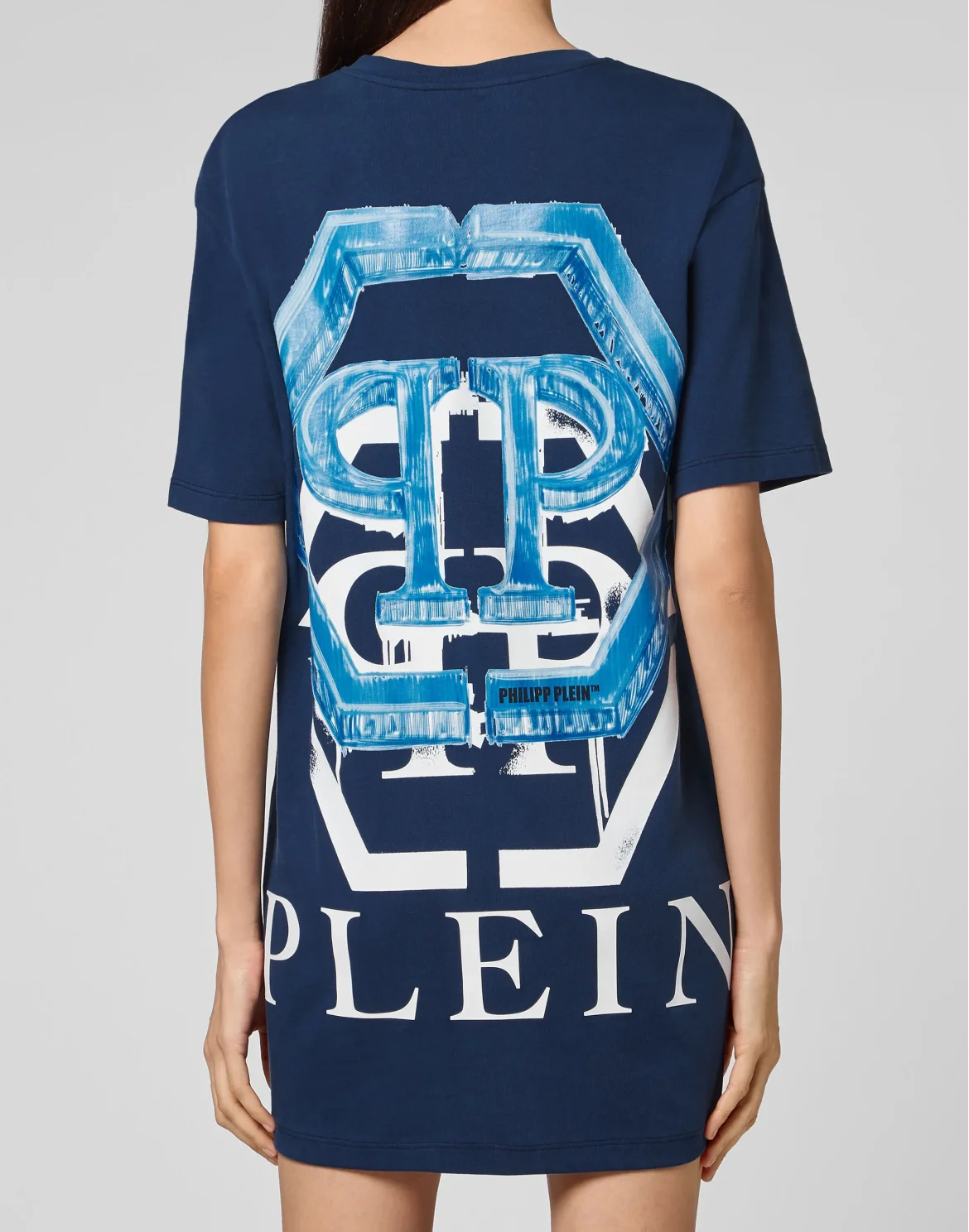 T-shirt Round Neck SS Hexagon, цвет: Синий