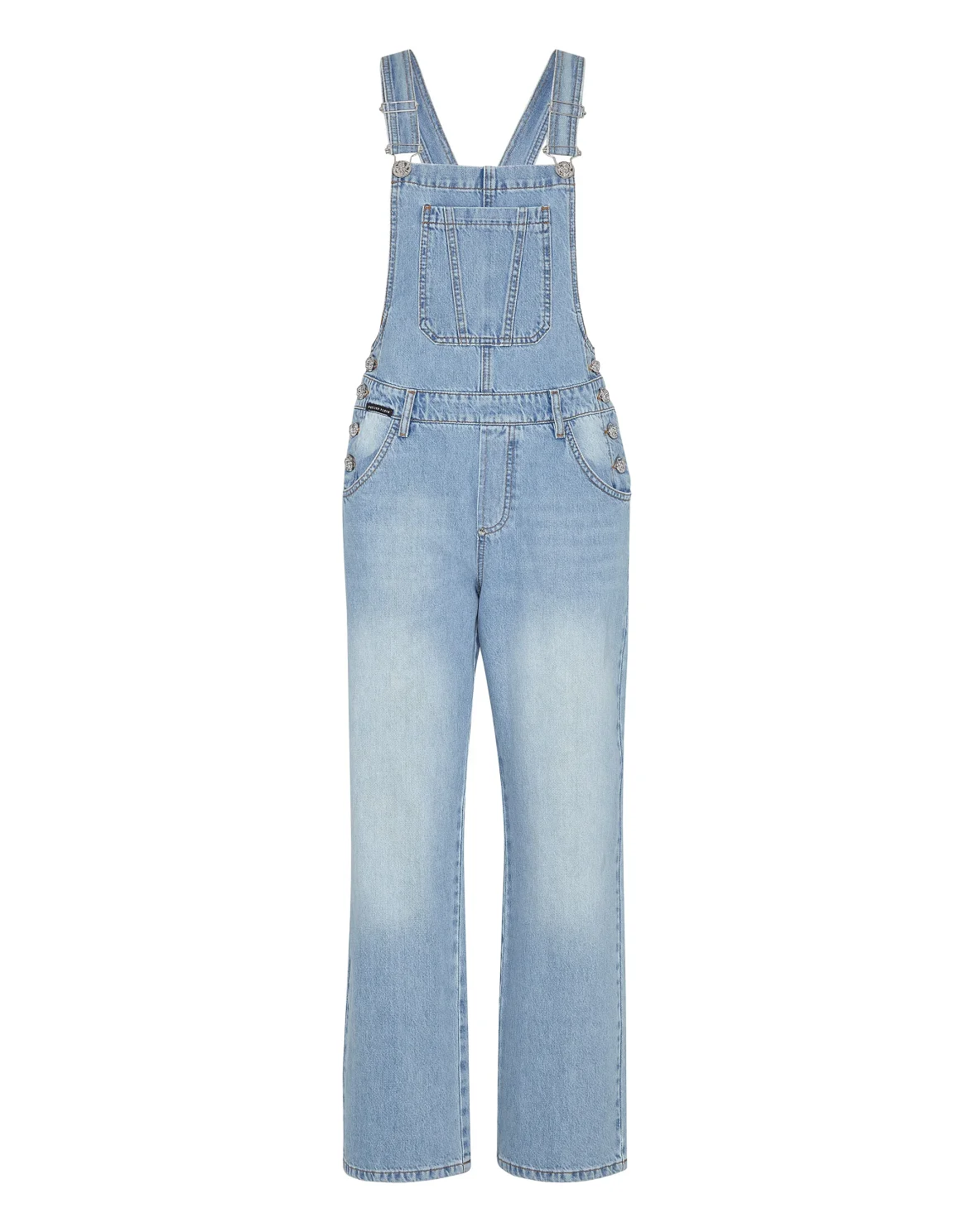 Denim Jumpsuit Iconic Plein, цвет: Голубой