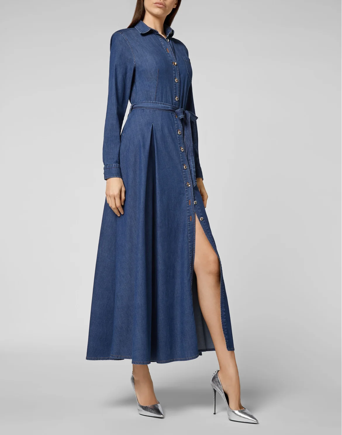 Denim Dress Shirt, цвет: Синий