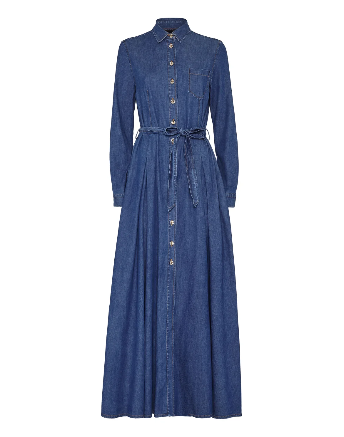 Denim Dress Shirt, цвет: Синий