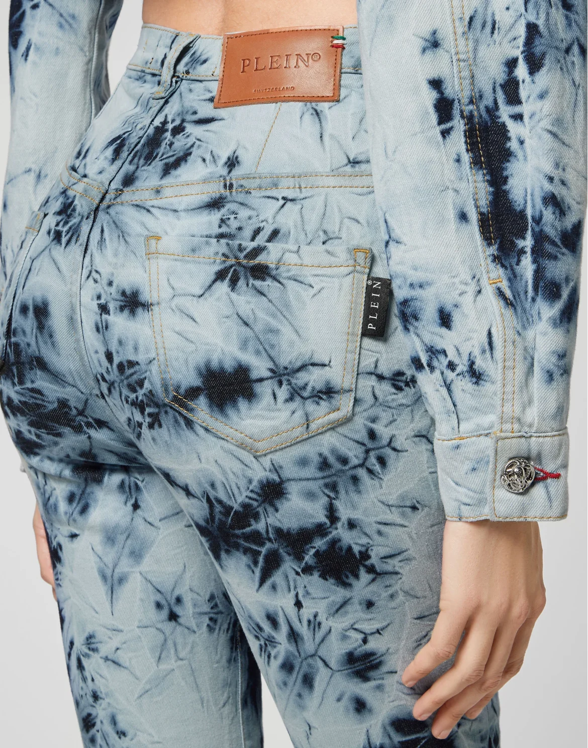 Denim Super High Waist Jegging Bleached, цвет: Голубой