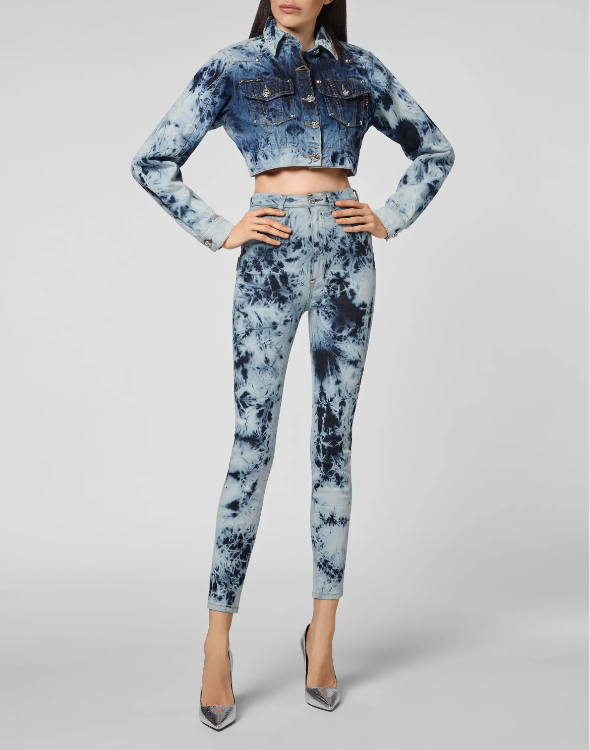 Denim Super High Waist Jegging Bleached, цвет: Голубой