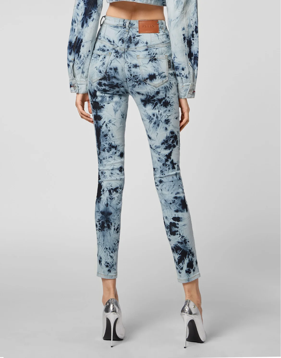 Denim Super High Waist Jegging Bleached, цвет: Голубой