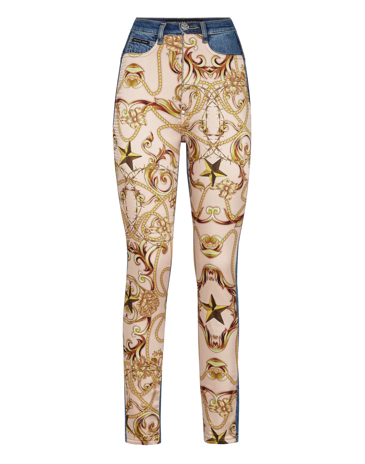 Denim Super High Waist Jegging New Baroque, цвет: Синий