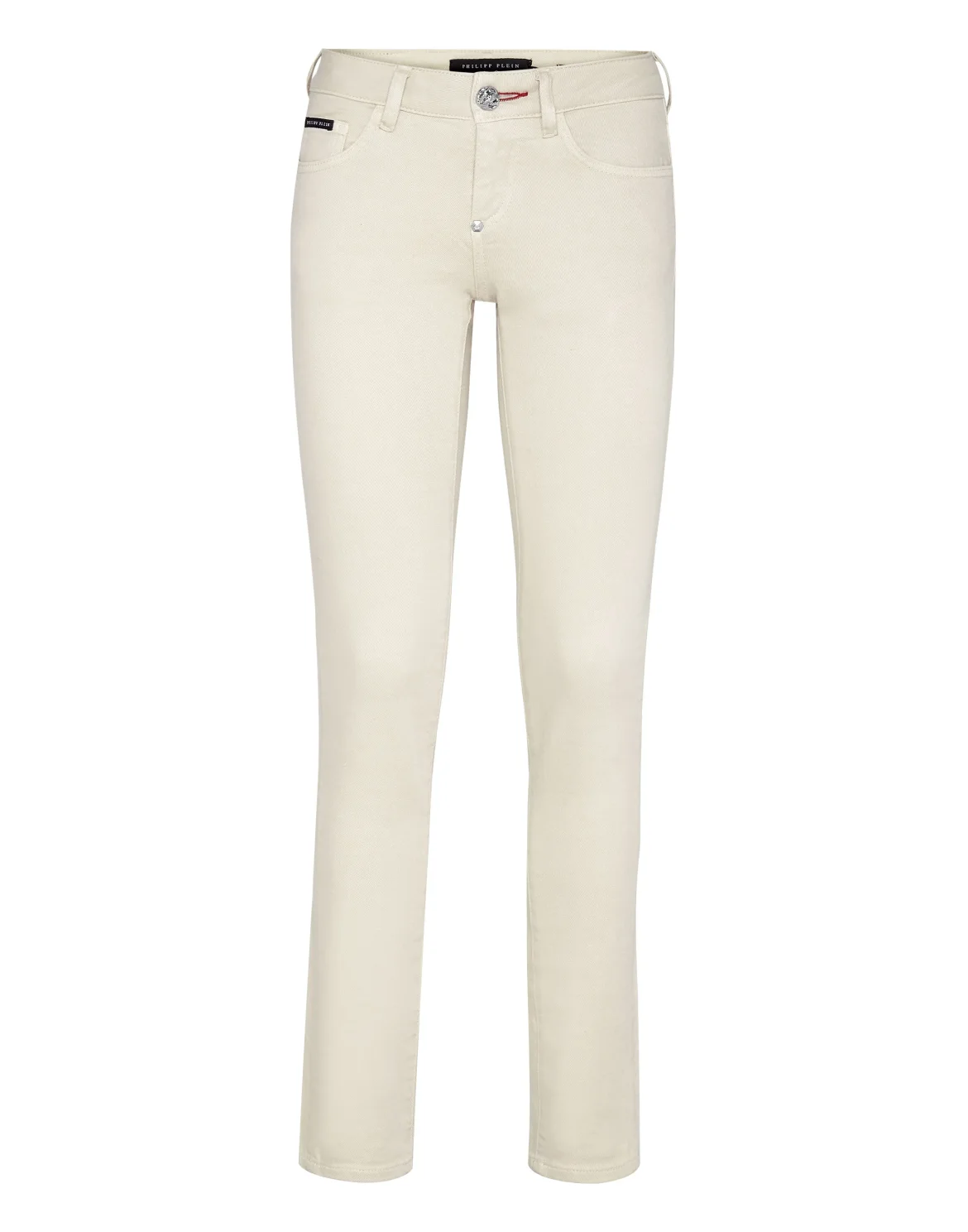 Denim Slim Fit Jeggings Iconic Plein, цвет: Бежевый