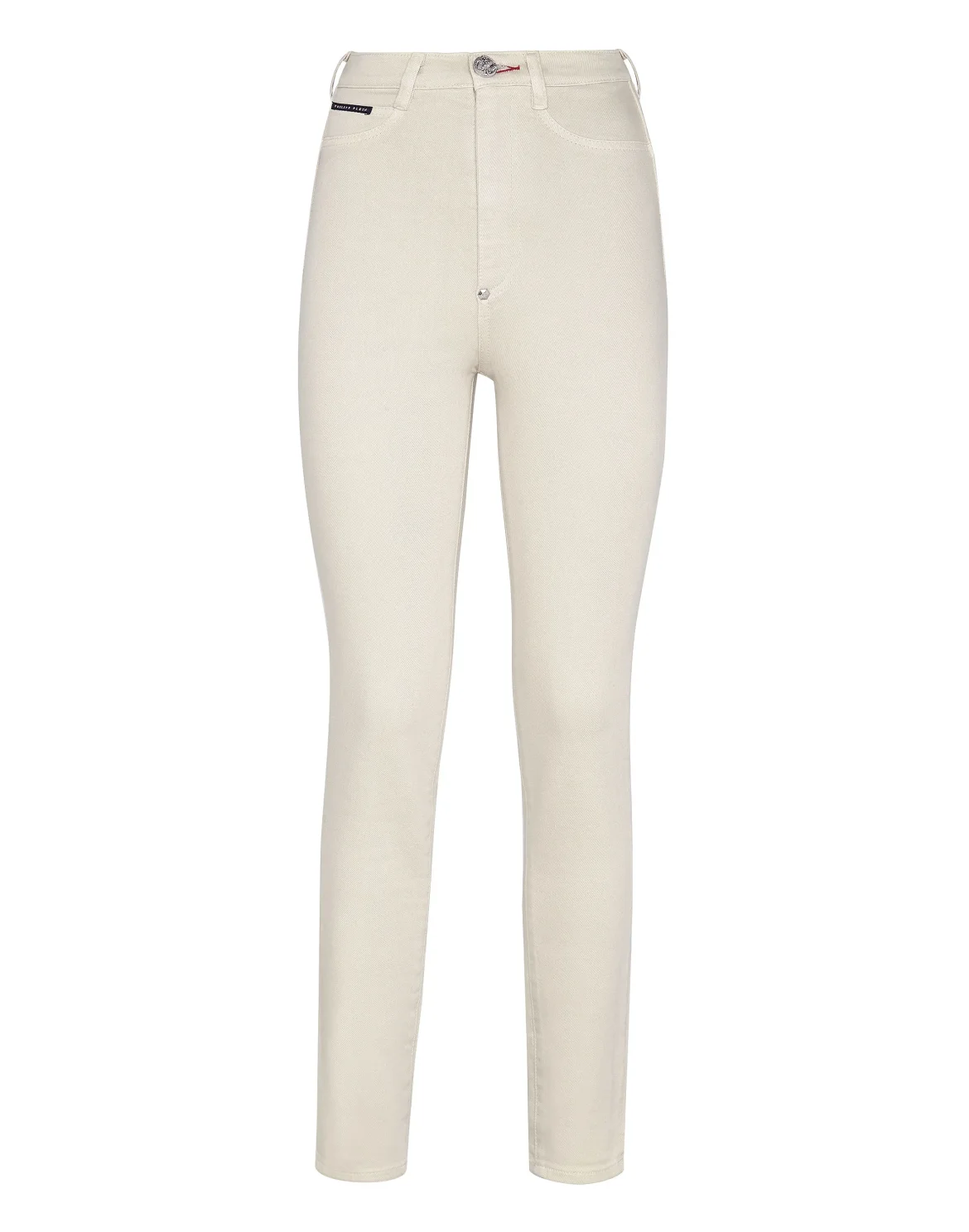 Denim Super High Waist Jegging Iconic Plein, цвет: Бежевый