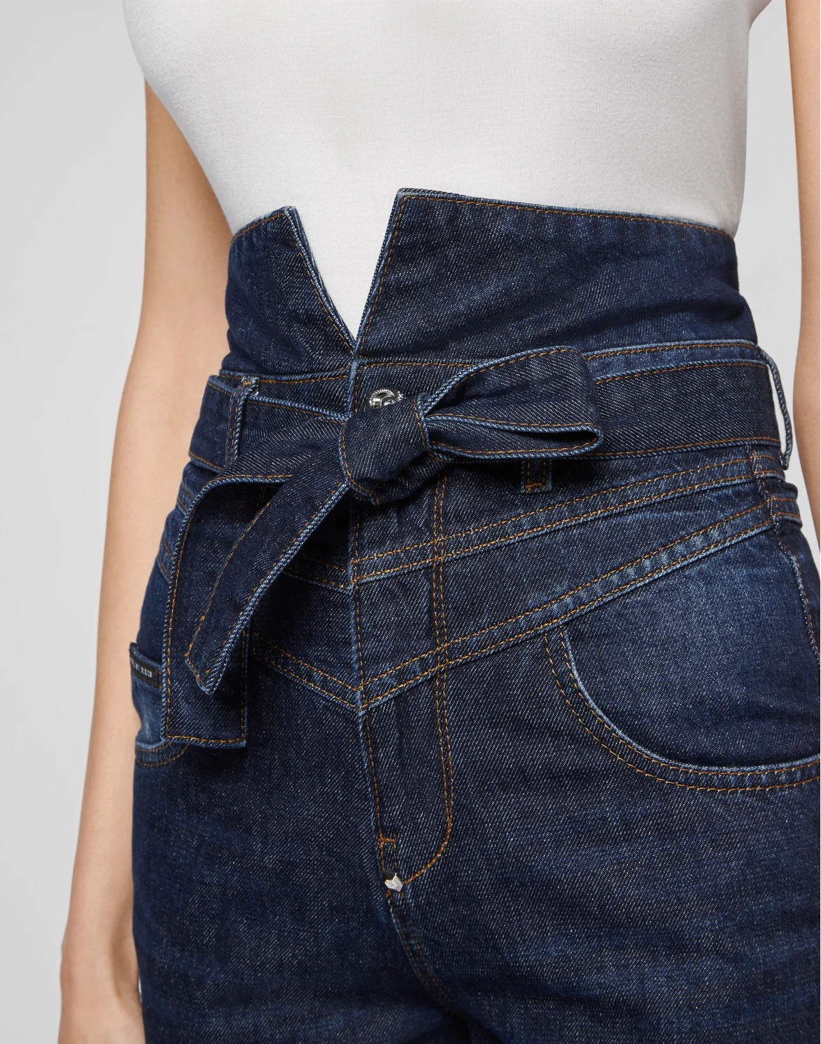 Denim Trousers Saint Tropez Fit Iconic Plein, цвет: Синий