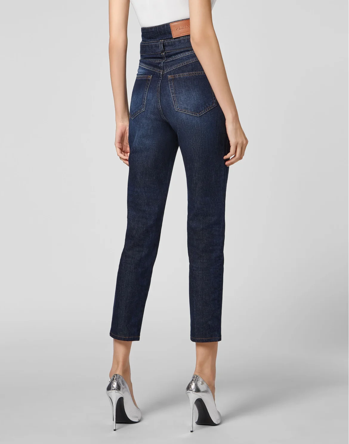 Denim Trousers Saint Tropez Fit Iconic Plein, цвет: Синий
